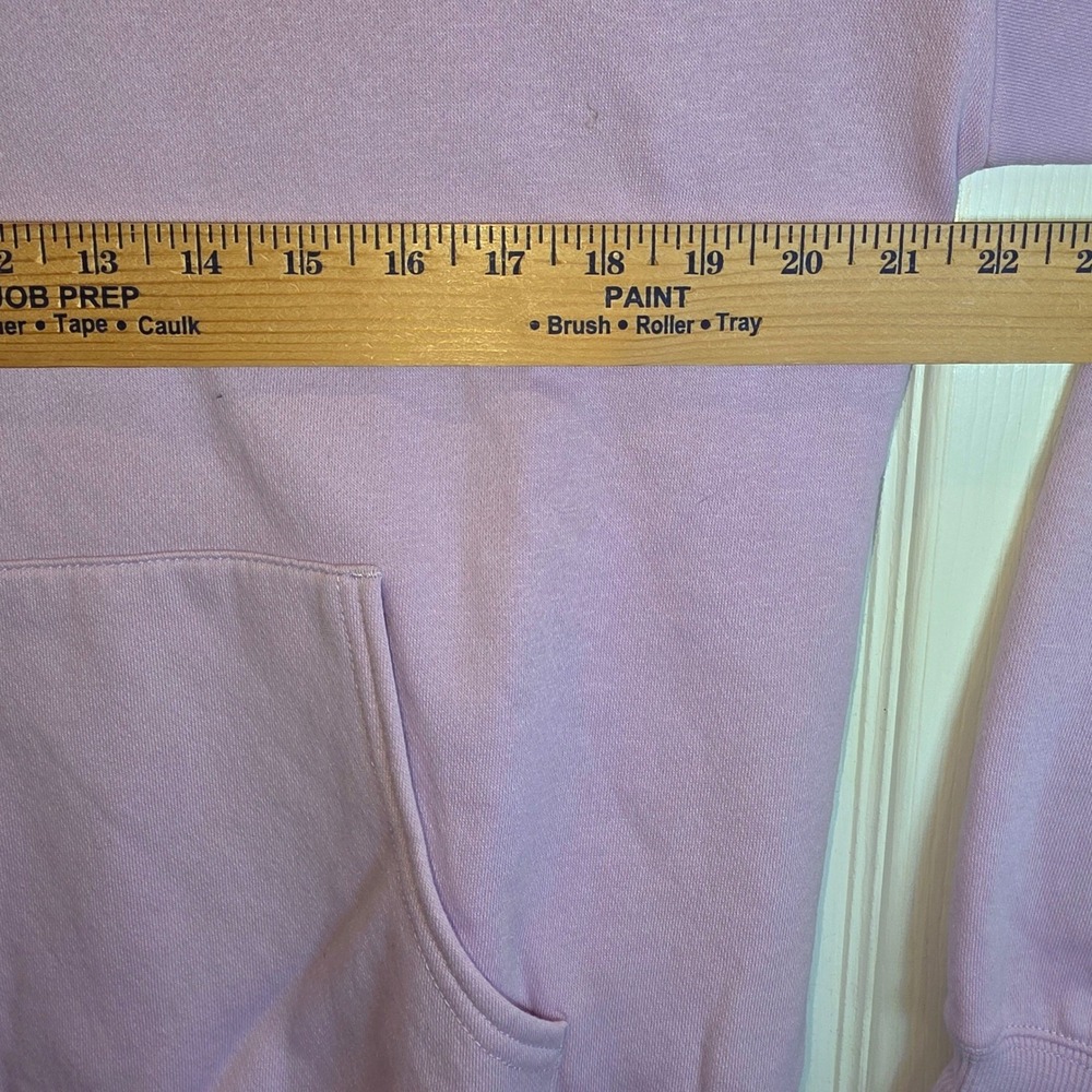 Columbia Hoodie Sweatshirt Pullover Womens Medium Purple‎ Mountain Lake Graphic - Picture 8 of 9
